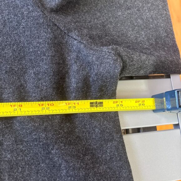 Eileen Fisher Jacket Womens XL Charcoal Gray Oversized Long Sleeve Button Front - Picture 7 of 7